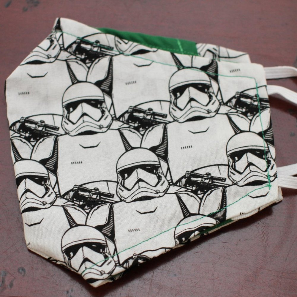 3 Pack 100% doubled cotton masks - Picture 4 of 6